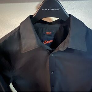 Egara Midnight Black Dress Shirt